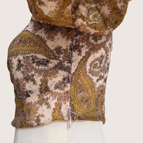 MINKPINK Sweetheart Paisley Crop Top – S - Picture 6 of 8